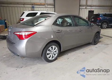 2015 Toyota Corolla Le z USA, uszkodzony, nr VIN 5YFBURHE3FP207532